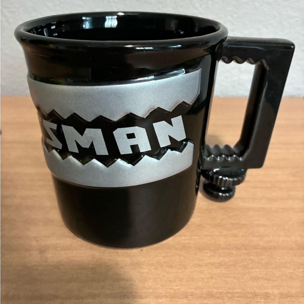 Craftsman tools, Black and Silver Coffee Mug